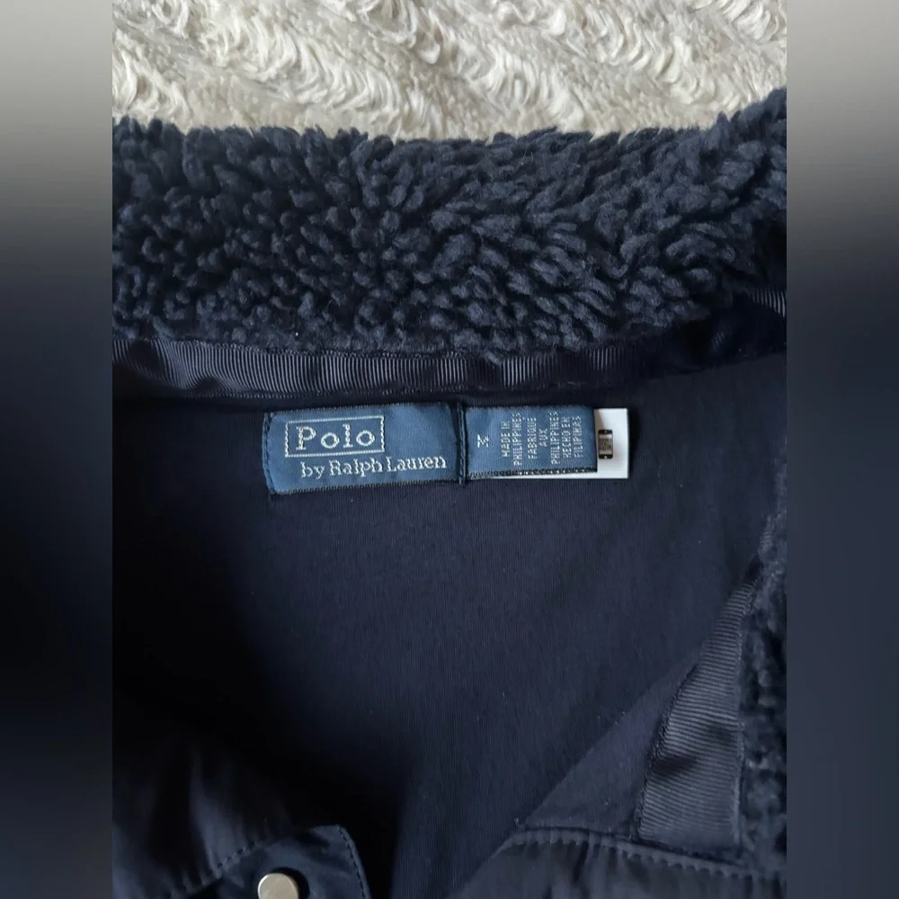 Polo Ralph Lauren Vintage Polo Bear Fleece Sweatshirt M - Picture 3 of 6